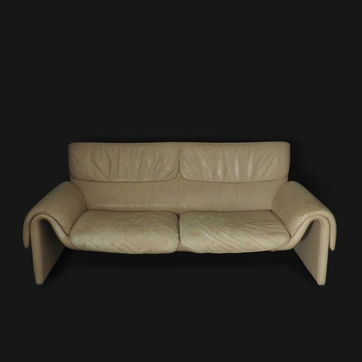 De Sede DS-2011 creme leather sofa