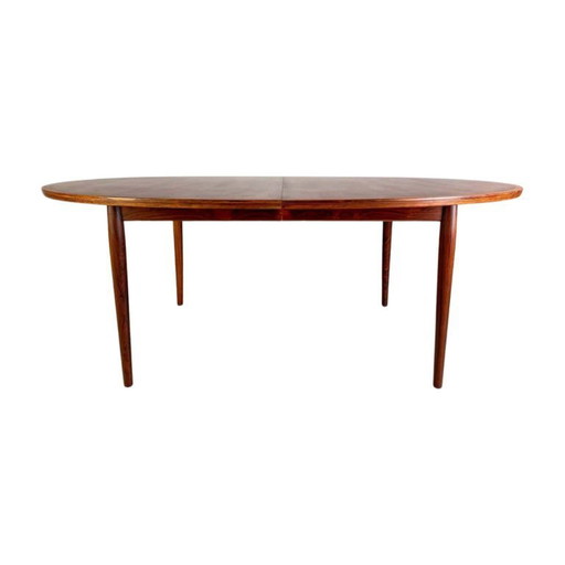 Original midcentury dining table teak oval vintage table 1960s design