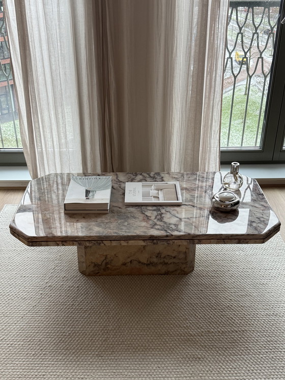 Image 1 of Tavolino da caffè in marmo vintage, Italia 1970