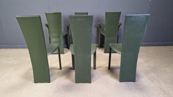 Image 1 of Chaises de salle à manger vintage de Pietro Costantini, années 1980, lot de 6