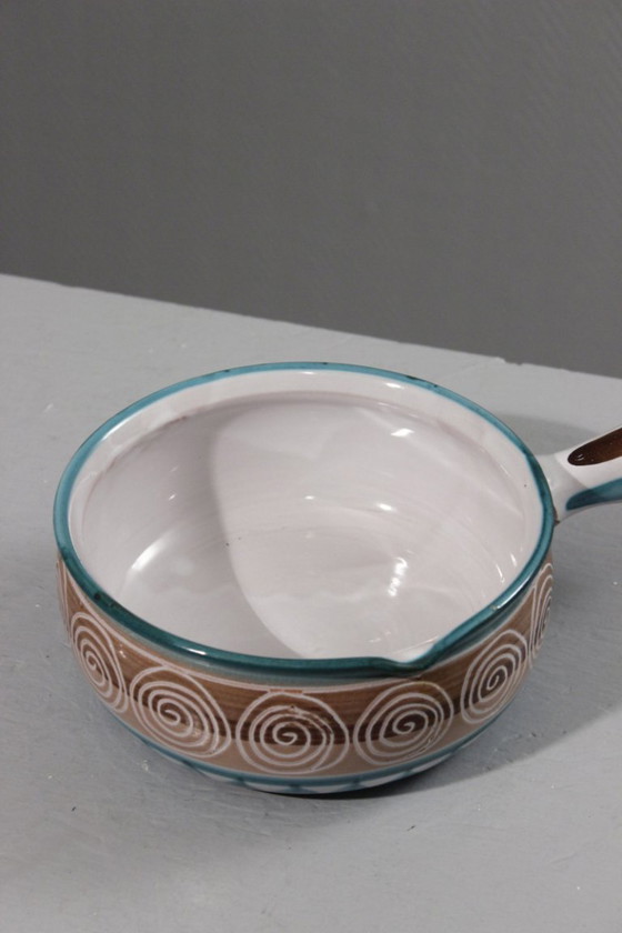 Image 1 of Robert Picault in Vallauris – Gemüsefonduetopf mit Deckel, 31 cm, Frankreich, 1950er Jahre