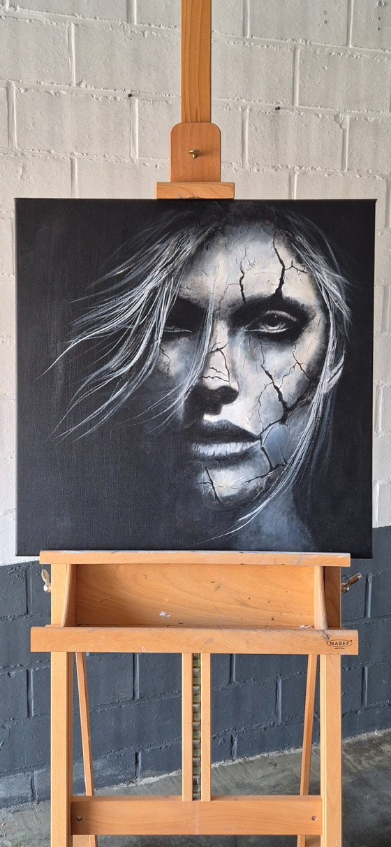 Cuando la piel se rompe - Pintura de técnica mixta – Pinturas y dibujos, Canvas (photo 10 of 12)