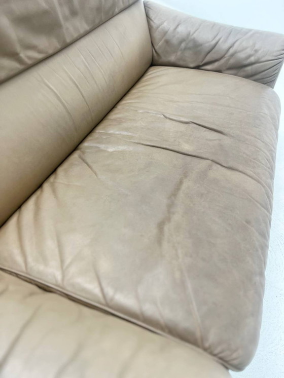 Image 1 of Brown Vintage Ds 2011 Two-Seater Leather Sofa From De Sede