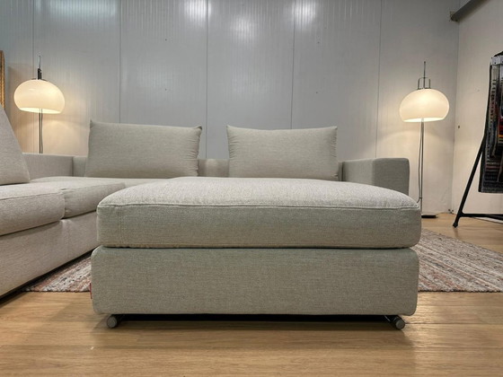 Image 1 of Flexform Groundpiece Ecksofa + Hocker