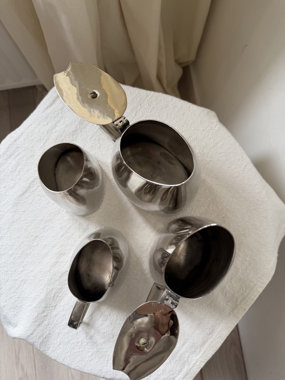 Image 1 of Service à café/thé de collection Bauhaus par Hans Przyrembel