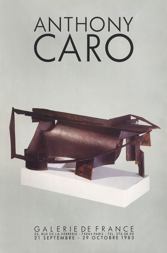Image 1 of Anthony CARO Expo 83 – Plakat der Galerie de France 1983