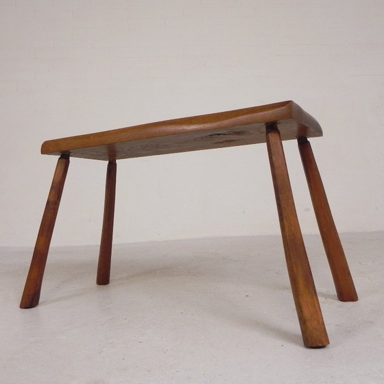 Image 1 of Vintage wooden tree trunk side table, 1960s