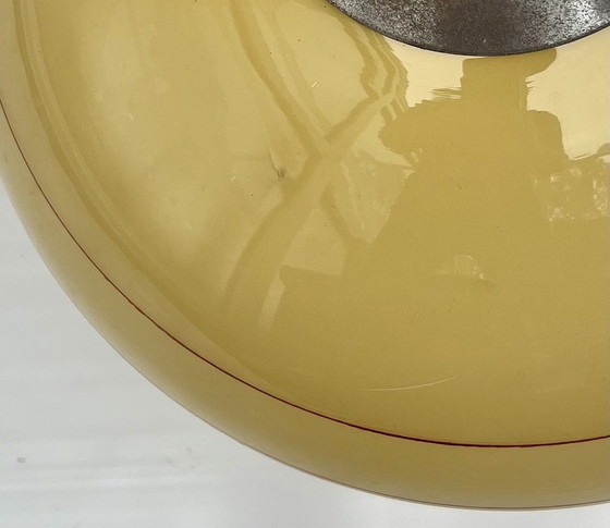 Image 1 of Plafonnier Art déco avec décor fumé (env. années 1930)