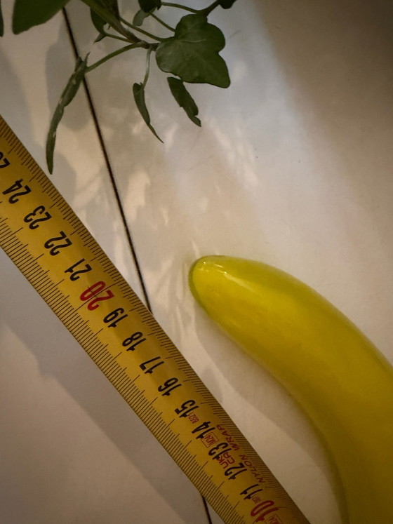 Frutto in vetro di Murano, banana, Oggetti decorativi, Giallo (foto 5 di 5)