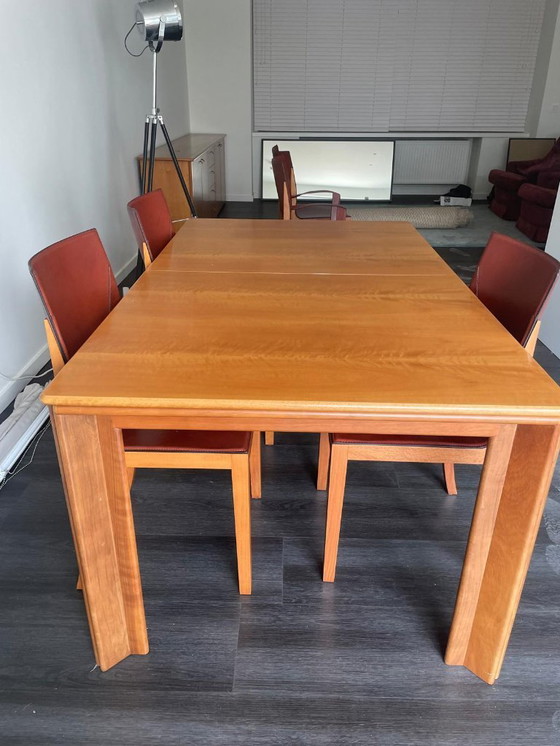 Image 1 of Set da pranzo Molteni&C - Design italiano in noce massello