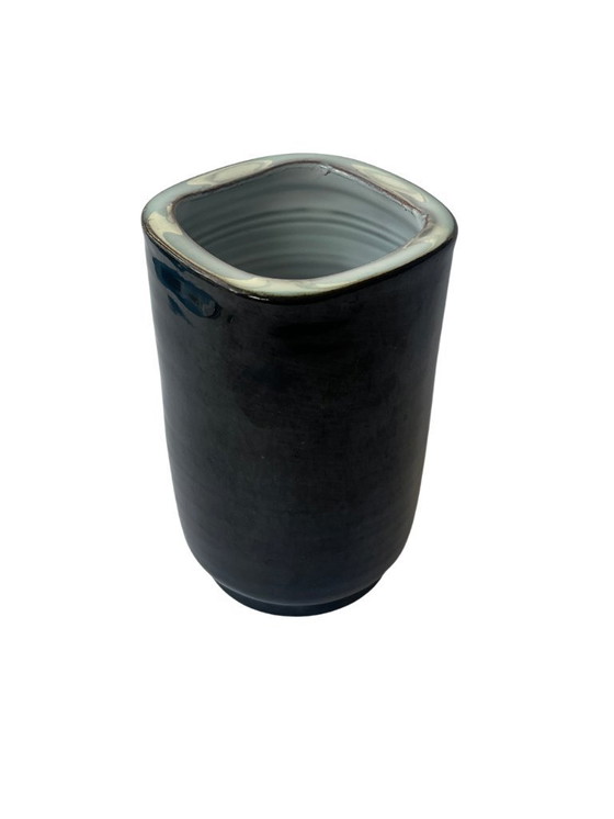 Image 1 of Niederländisches Design - Modell 304 Antraciet Vase Mid-Century Modern, Kunstaardewerkfabriek Nagtegaal Utrecht