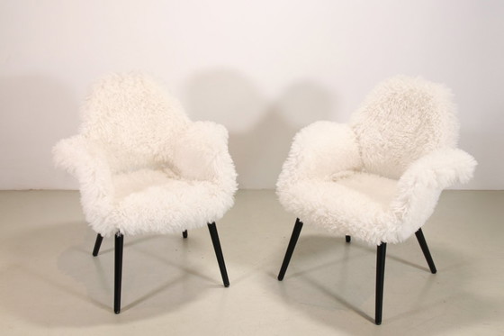 Image 1 of 2 sedie organiche Vitra di Charles Eames e Eero Saarinen