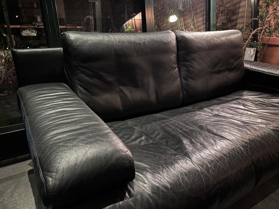 Image 1 of Divano di design ROLF BENZ 3 posti nero