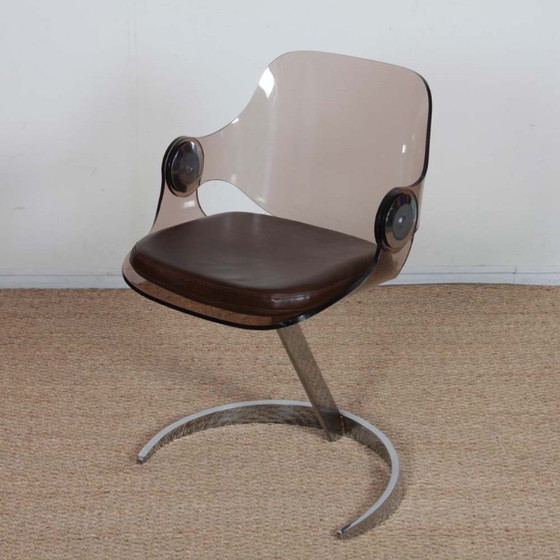 Image 1 of Vintage stoel in de stijl van Boric Tabacoff, 1970