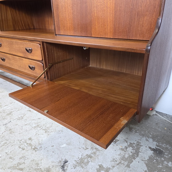 Image 1 of Louis van Teeffelen, Wébé vintage jaren 60 teak highboard