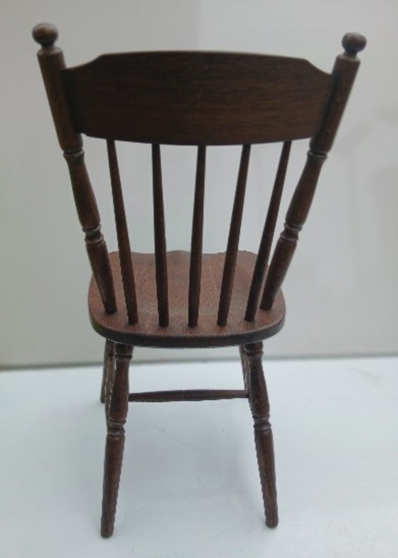 Image 1 of 2 sedie da pranzo in legno massello – stile fattoria