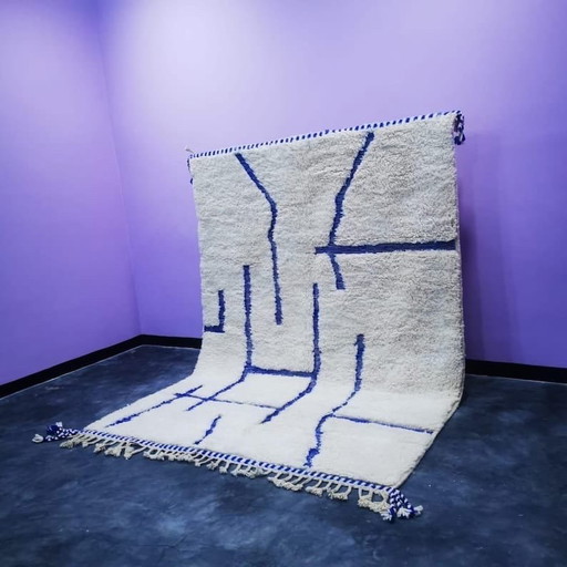 Tapis azilal tissé principal artesanal tradicional taille 150/250 cm