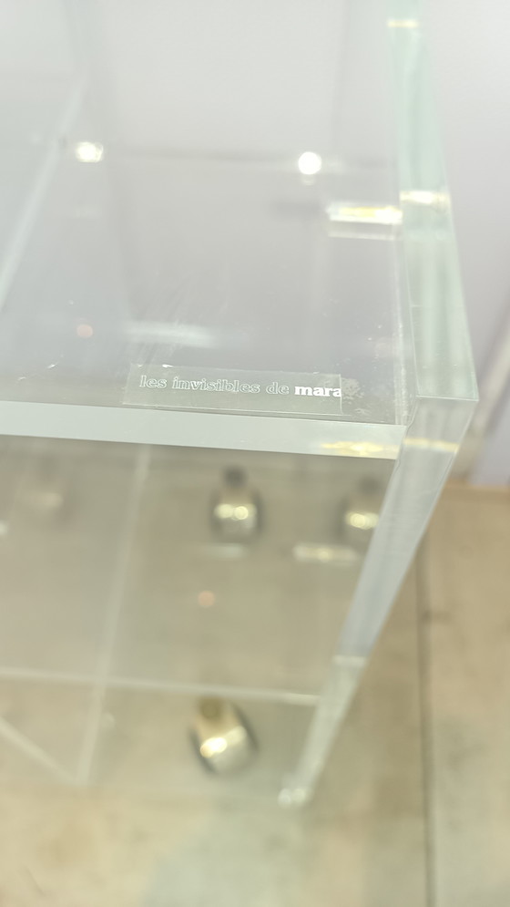 Image 1 of Plexiglas trolley Les Invisibles de Marais by David Lange 