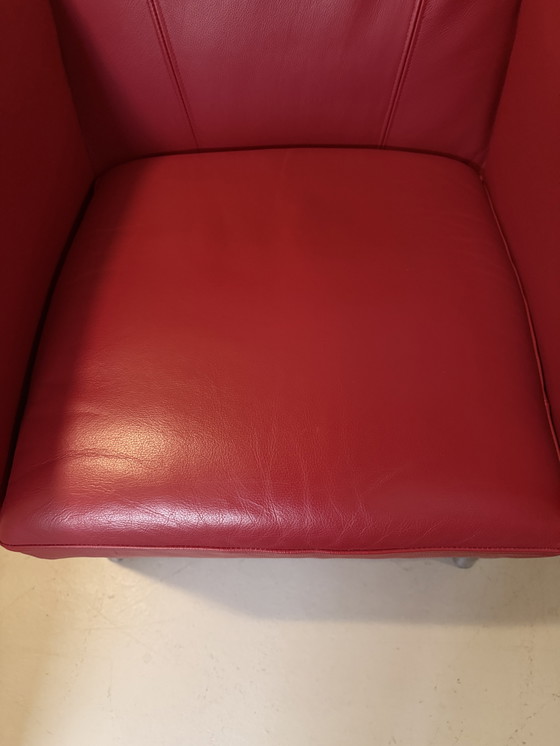 Image 1 of Leolux Dolcinea design fauteuil rood leer