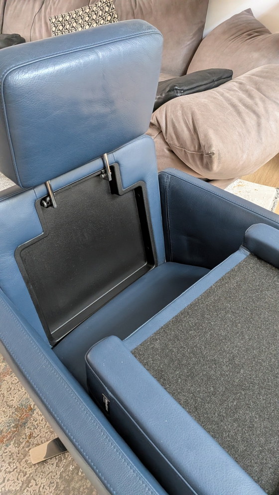 INTERTIME Relax-Sessel – Verstellbarer relaxsessel, Leather, Metal (photo 7 of 10)
