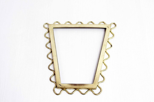 Brass frame in the Josef Frank style