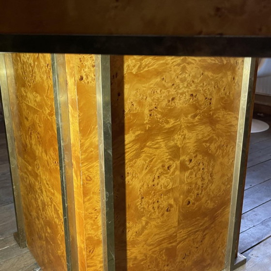 Table de salle à manger vintage Hollywood Regency par Jean-Claude Mahey, 1970 – Tables de salle à manger (photo 6 of 20)