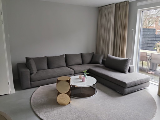 Minotti Hamilton stof cat G Taupe / leem kleur