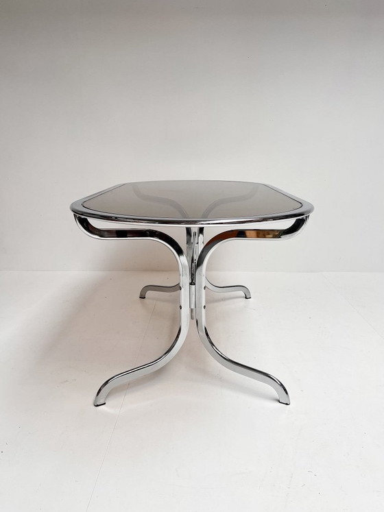 Image 1 of Glass dining table by Gastone Rinaldi for Rima, 1970s