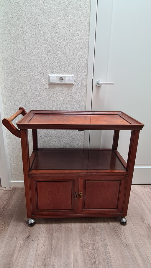 Cherry Wood Trolley | Drinks Cabinet | Bar Cart
