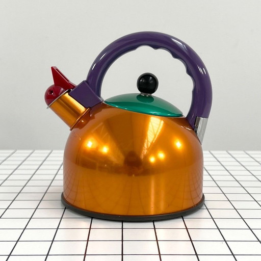 Orange Tea Kettle from Cook Vessel Japan, 1980s