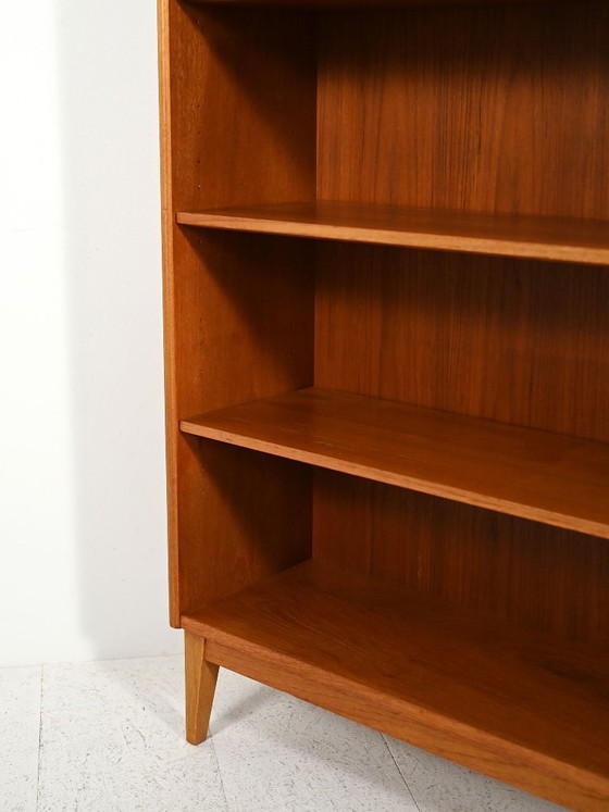 Image 1 of Skandinavisches Teakholz-Bücherregal von Ferdinand Lundquist, 1960er Jahre