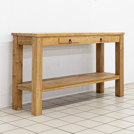 Table console / table d'appoint en teck