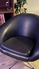 Sedia a secchiello vintage degli anni '60 (2 pezzi)