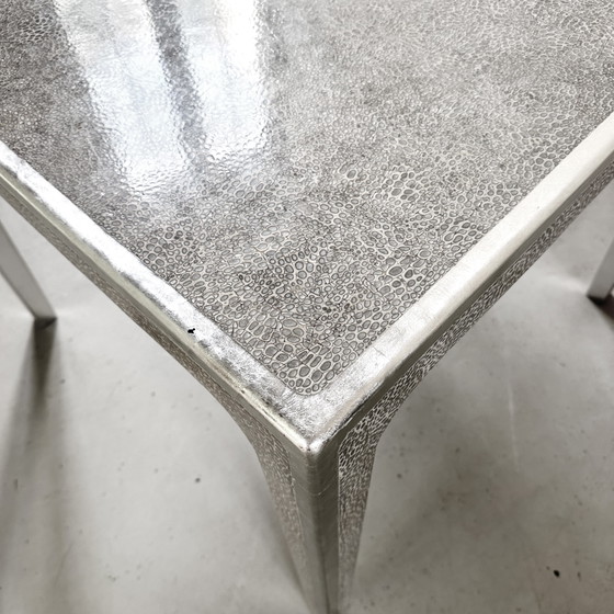 Midcentury Vietnamese Eggshell Lacquer Table – Dining tables, Silver, Wood (photo 13 of 15)