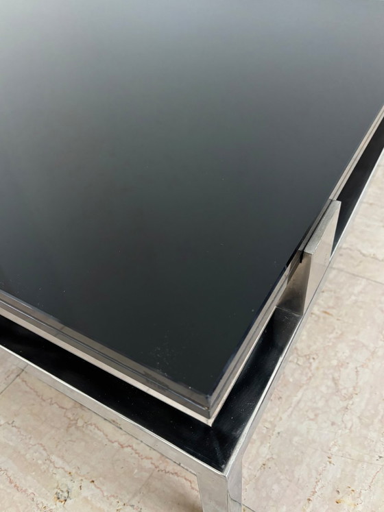 Large Coffee Table by Fontana Arte, Italy, 1970s, Glass, Black (photo 10 of 14)