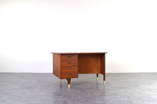 Bureau danois en teck du Mid Century, années 1960.