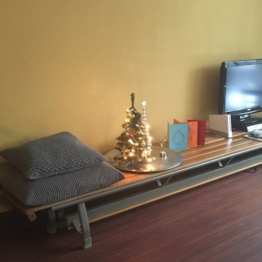 Gym bench vintage TV furniture