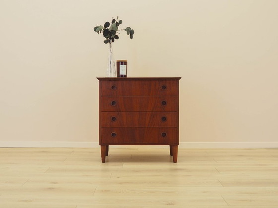Image 1 of Teak chest of drawers, Danish design, 1970s, made in Denmark
