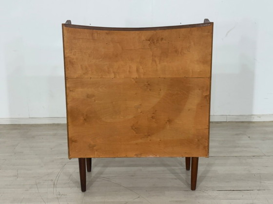 Image 1 of Danish teak secretary desk Vintage writing desk