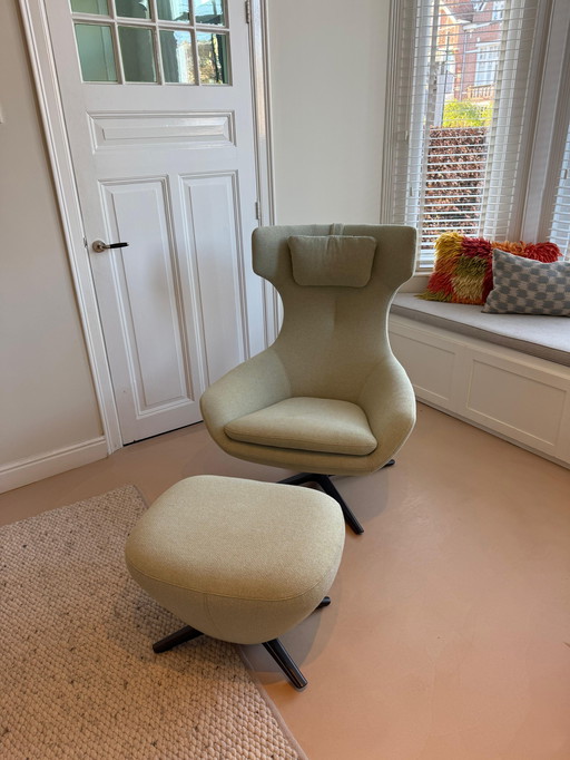 Designer Armchair Leolux Caruzzo