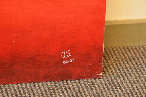 Oil painting by Joop Serno ( signed ) Feb. 2003