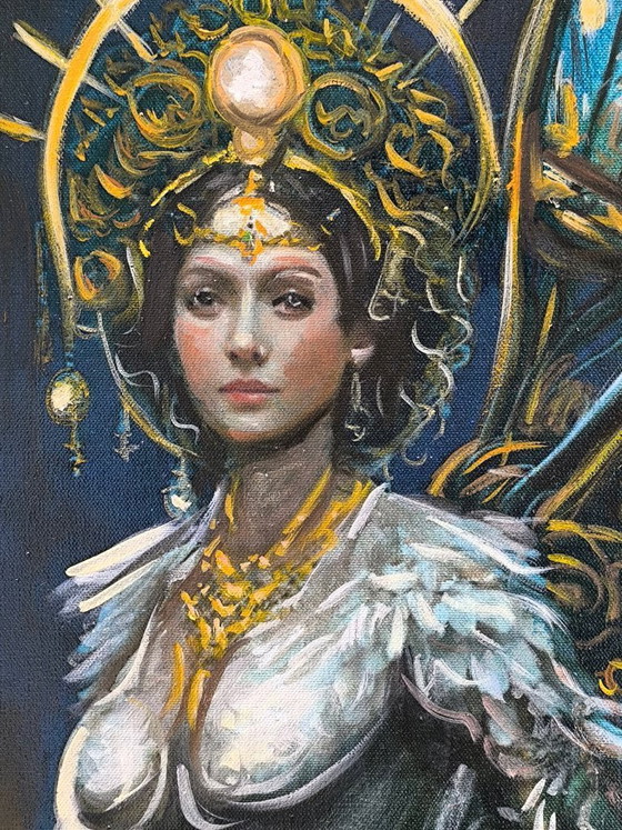 Image 1 of Oil painting "Il vincolato del pensiero" – 100x77 cm