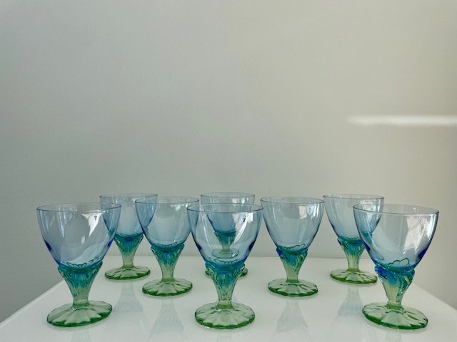 Lot De 8 Verres à Whisky Bormioli Rocco Boho 340ml - Style Romantique Et Coloré (rose) - Idéal Jus Et Eau