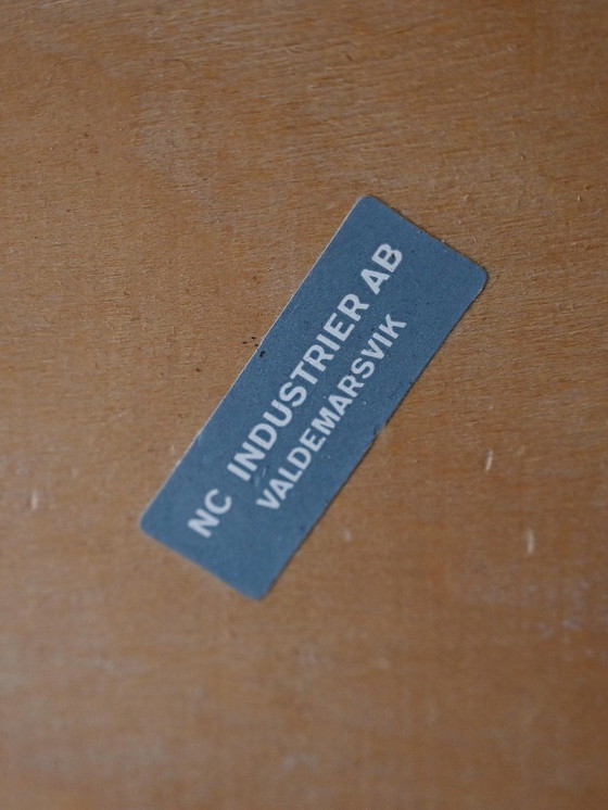 Image 1 of Juego de 4 sillas escandinavas de teca de los años 60 con tapicería original