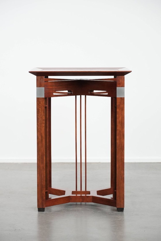 Image 1 of High square Art Deco design side table by Schuitema from the Decoforma series