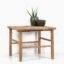 Reclaimed elm wood square table, Dining tables, Brown, Rustic (photo 9 of 13)