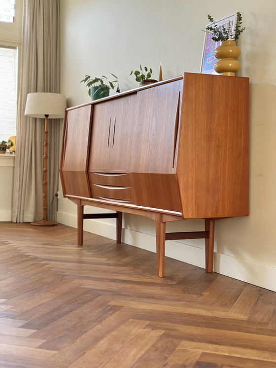 Vintage Highboard Danish Design E.W. Bach Wood 1950s/60s – Sideboard cabinet (photo 3 of 15)