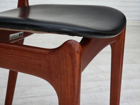 Image 1 of Dänisches Design aus den 1960er Jahren von Erik Buch, Modell 49, Stuhlpaar, Teakholz.