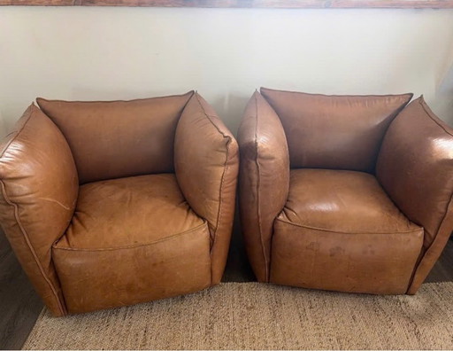 Set of 2 Jess Design My Home XL Fauteuils – Vintage Patina