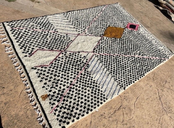 Image 1 of Tapis en Laine Pure Fait Main Traditionnelle Taille 150/250 cm